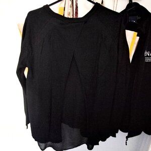 Halston fine knit sweater